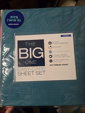 The Big One Easy-Care Sheet Set - Teal